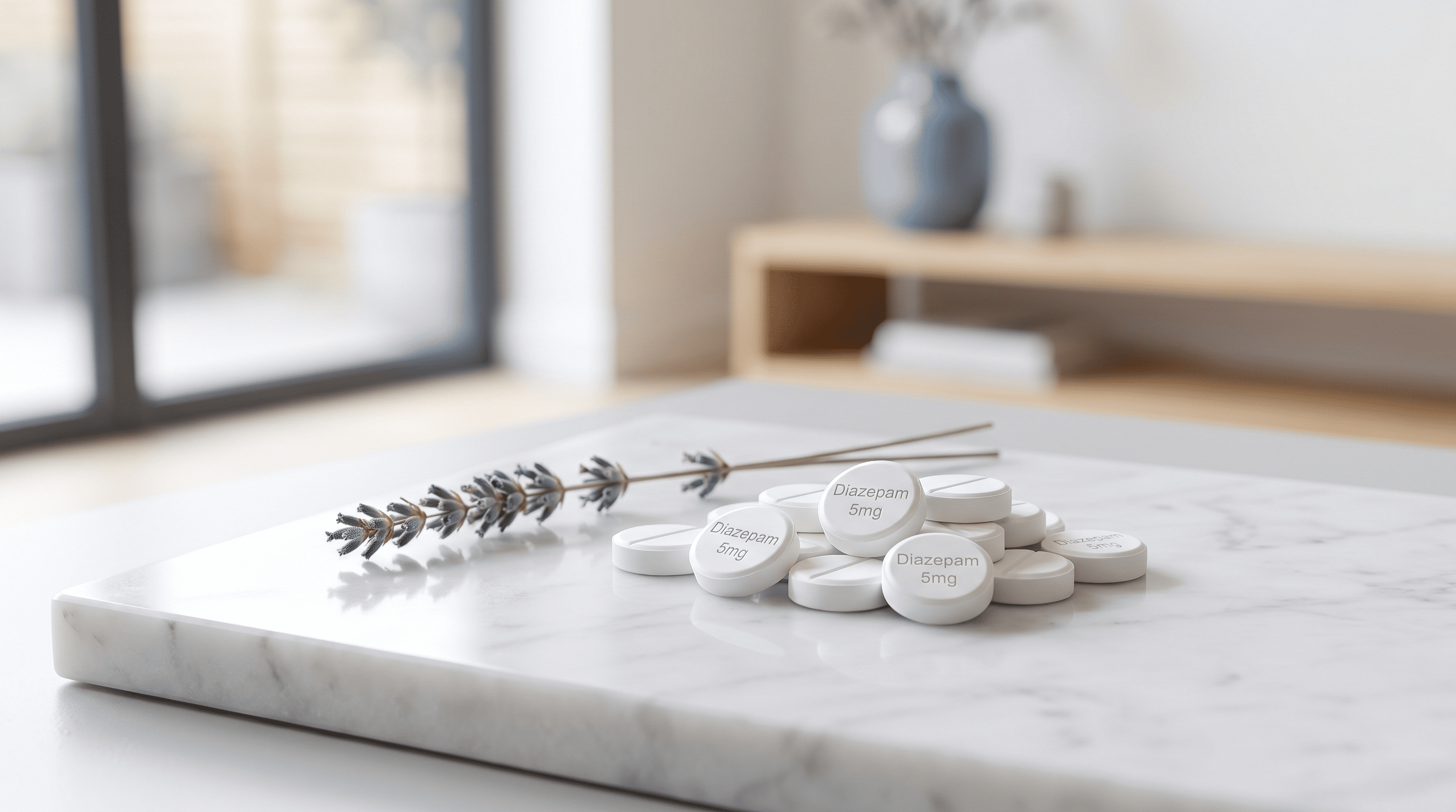 Prescription Diazepam tablets for anxiety relief delivered UK